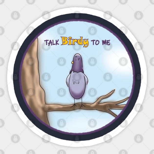 Talk Birdy to Me Sticker by ATG Designs